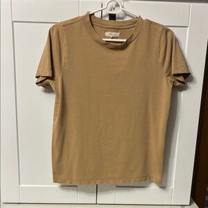 Madewell Camel Short Sleeve Tee